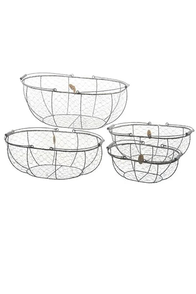 Ensemble de 4 paniers treillis