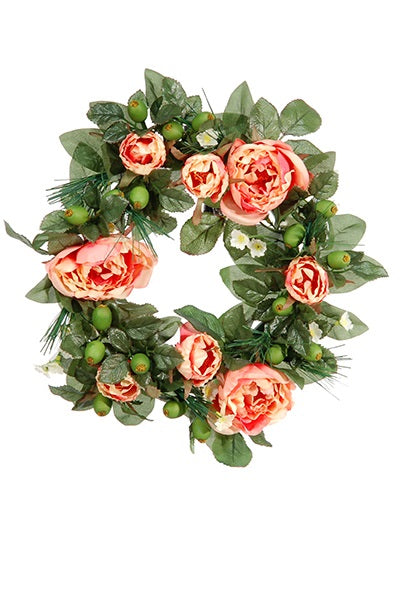 Couronne de pivoines