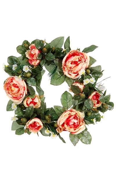 Couronne de pivoines